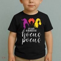 It's Just A Bunch Of Hocus Pocus Witches Toddler T-Shirt thumb 2
