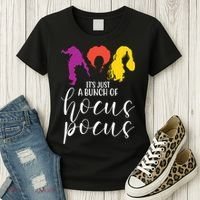 It's Just A Bunch Of Hocus Pocus Witches Women's T-Shirt thumb 3