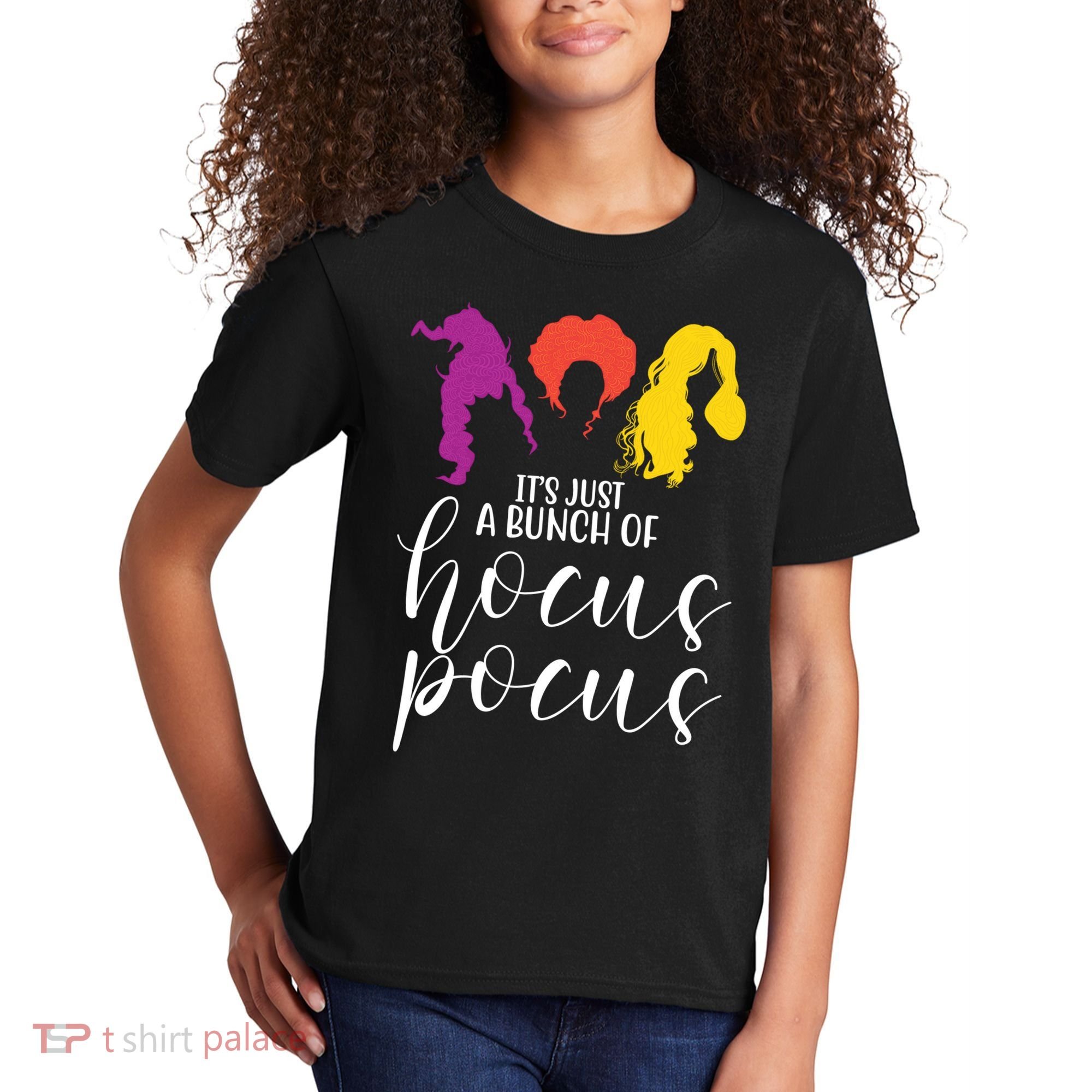 It's Just A Bunch Of Hocus Pocus Witches Kids T-Shirt