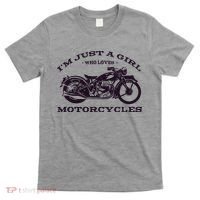 I'm Just A Girl Who Loves Motorcycles T-Shirt thumb 0