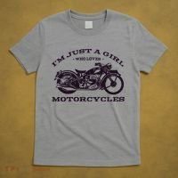 I'm Just A Girl Who Loves Motorcycles T-Shirt thumb 5