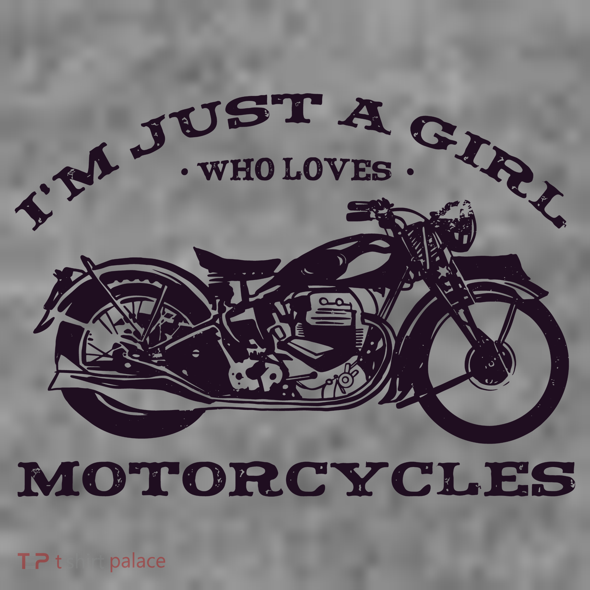 I'm Just A Girl Who Loves Motorcycles Polo