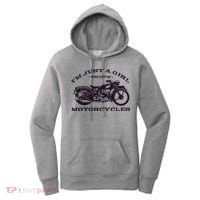 I'm Just A Girl Who Loves Motorcycles Women's Hoodie thumb 0