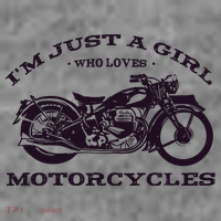 I'm Just A Girl Who Loves Motorcycles Baby Bodysuit thumb 2