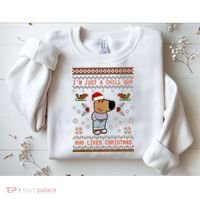 IM Just A Chill Guy Who Likes Christmas My New Character Sweatshirt thumb 2