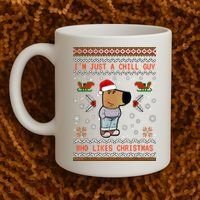 IM Just A Chill Guy Who Likes Christmas My New Character Coffee Mug thumb 2