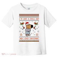 IM Just A Chill Guy Who Likes Christmas My New Character Toddler T-Shirt thumb 0