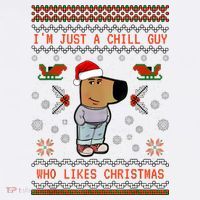 IM Just A Chill Guy Who Likes Christmas My New Character Visor thumb 3