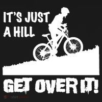 It's Just A Hill Get Over It Flat Bill Trucker Hat thumb 2