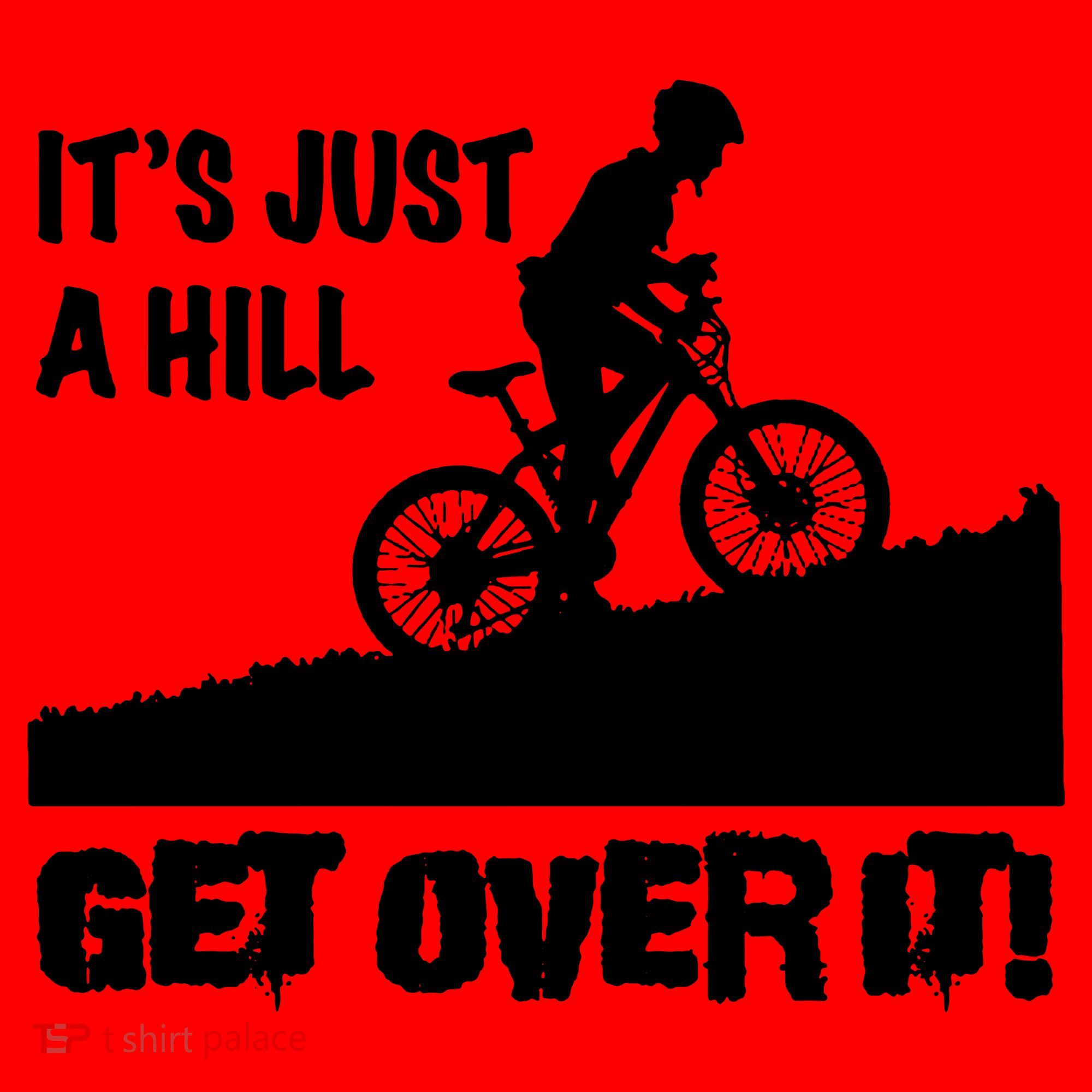 It's Just A Hill Get Over It Santa Hat