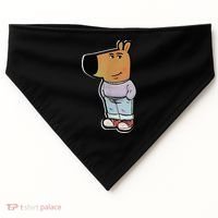 IM Just A Chill Guy Funny Meme Funny Chill Dog Meme USA-Made Doggie Bandana thumb 0