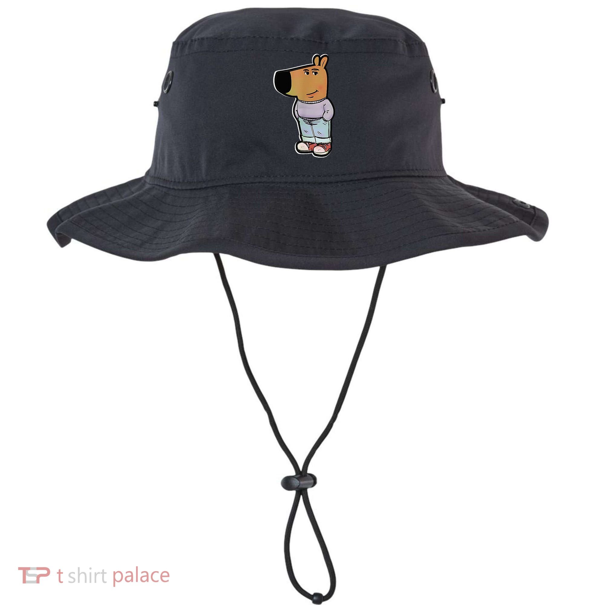 IM Just A Chill Guy Funny Meme Funny Chill Dog Meme Bucket Hat