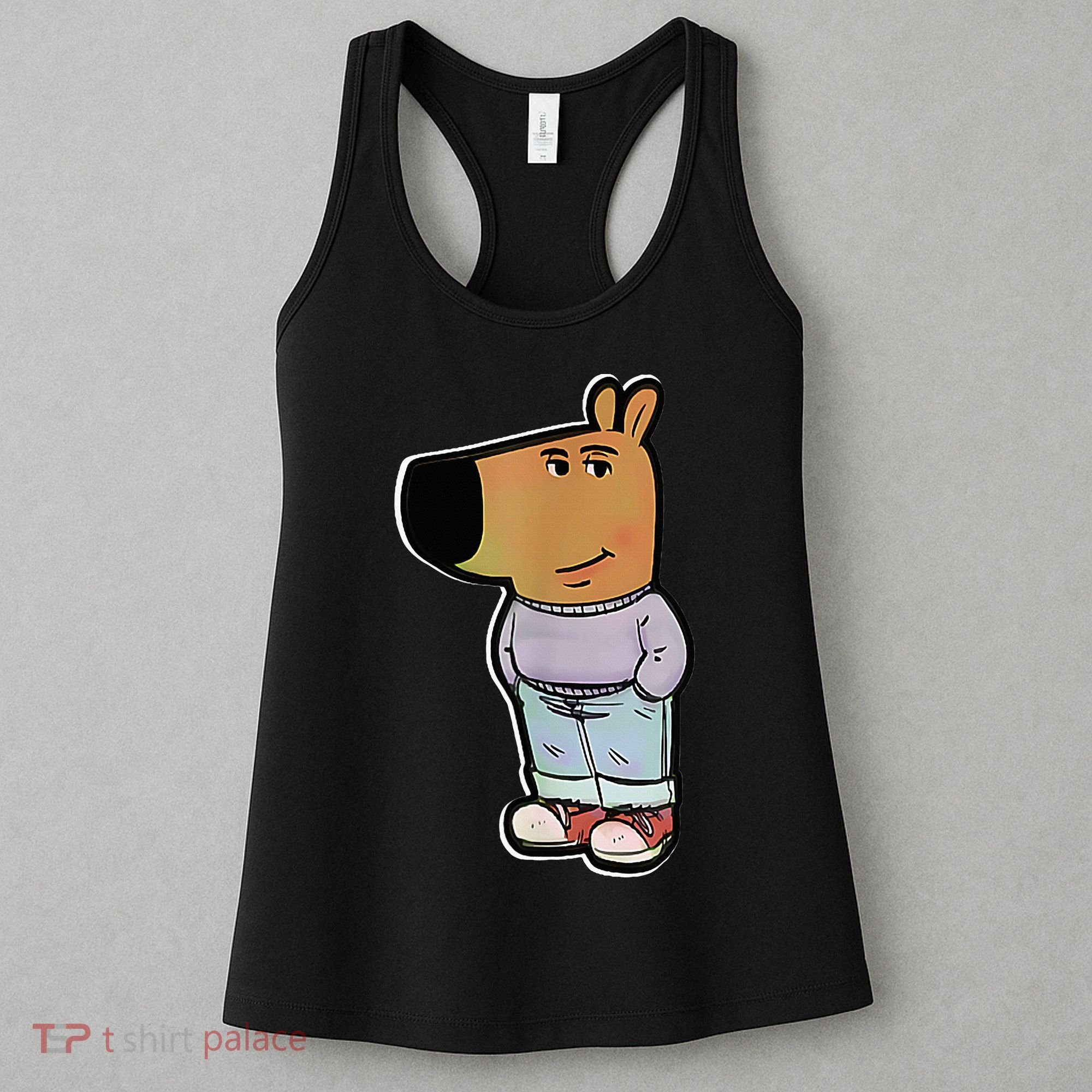 IM Just A Chill Guy Funny Meme Funny Chill Dog Meme Women's Tank Top