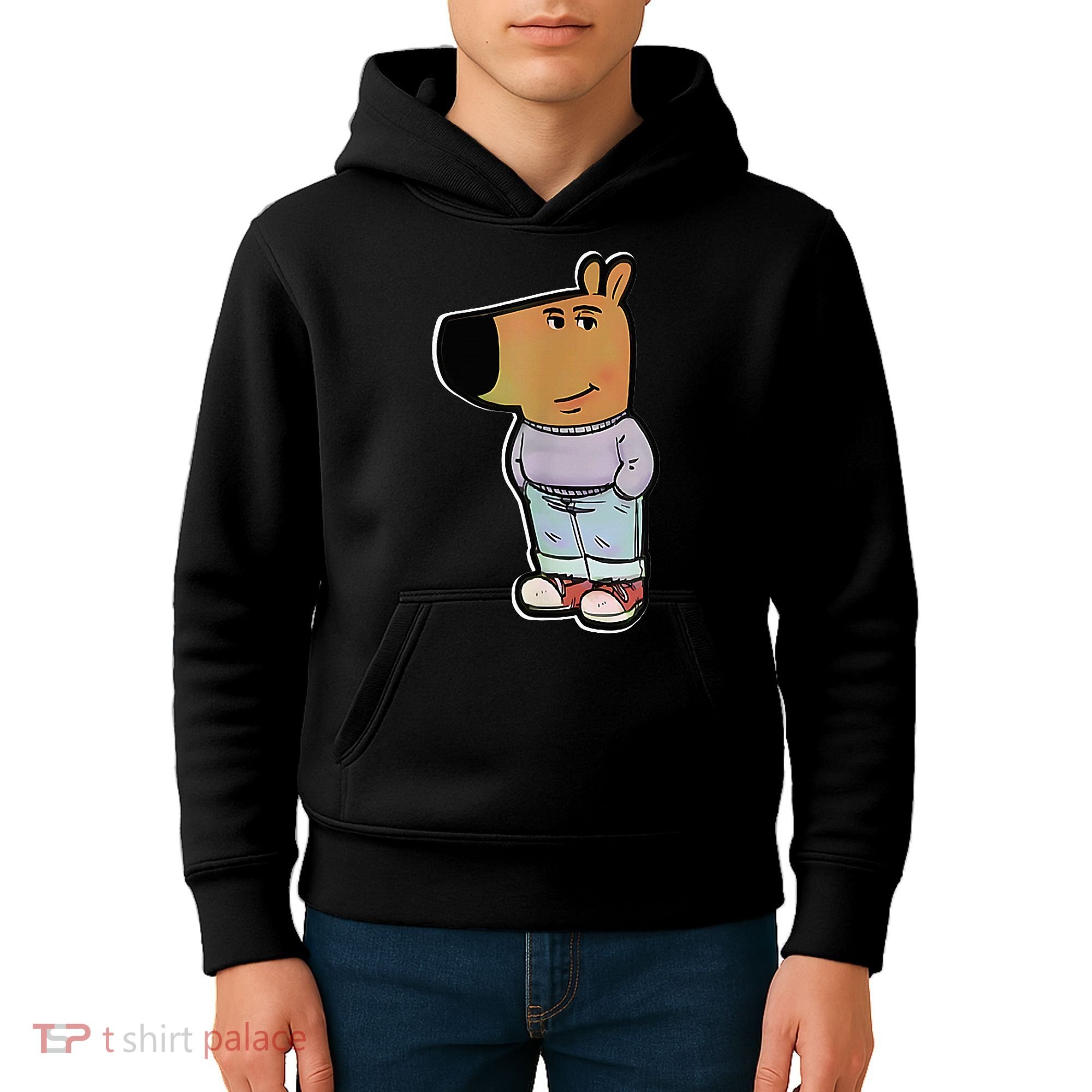 IM Just A Chill Guy Funny Meme Funny Chill Dog Meme Kids Hoodie