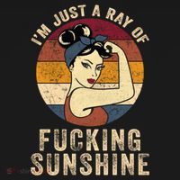 I´m Just A Ray Of Fucking Sunshine Great Gift Rainbow Sarcastic Great Gift Women's Hoodie thumb 2