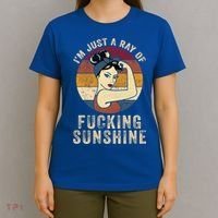 I´m Just A Ray Of Fucking Sunshine Great Gift Rainbow Sarcastic Great Gift T-Shirt thumb 4