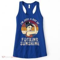 I´m Just A Ray Of Fucking Sunshine Great Gift Rainbow Sarcastic Great Gift Women's Tank Top thumb 0