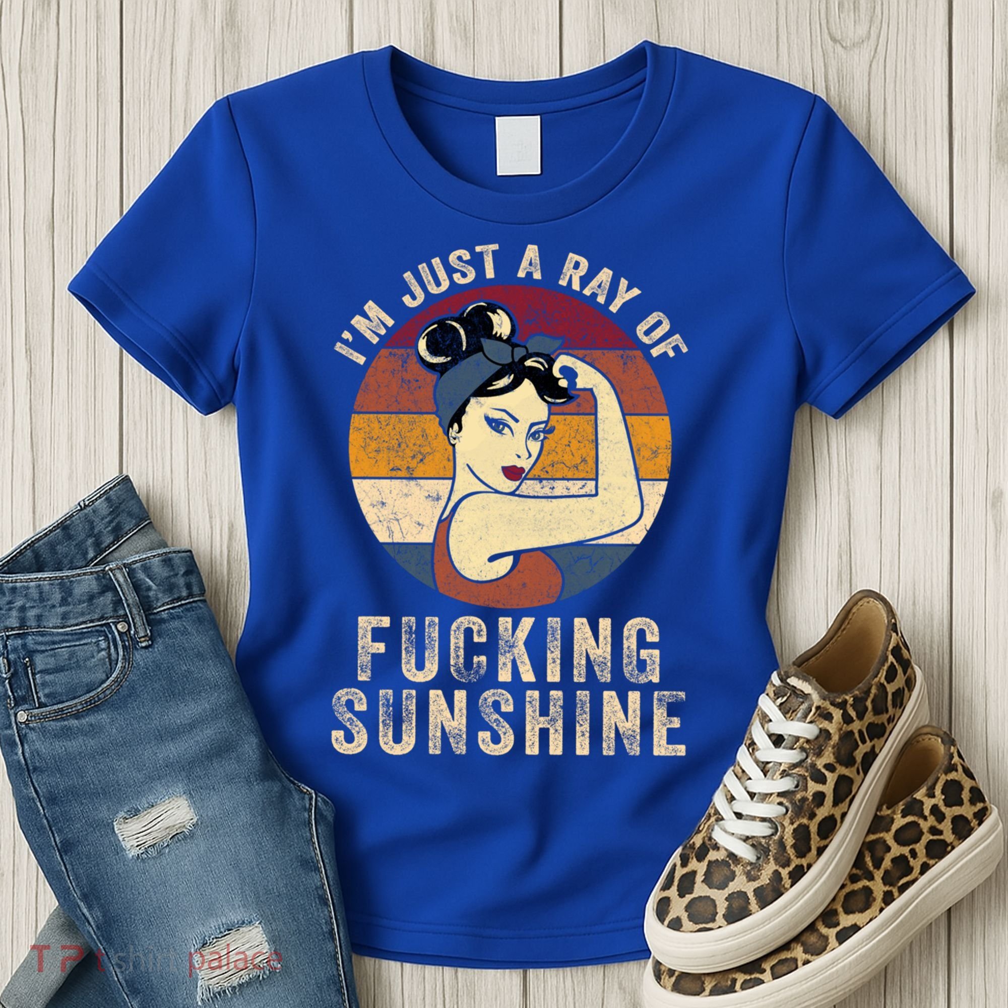 I´m Just A Ray Of Fucking Sunshine Great Gift Rainbow Sarcastic Great Gift Women's T-Shirt