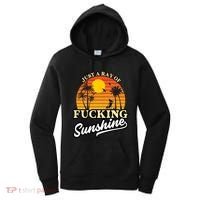 IM Just A Ray Of Fucking Sunshine Funny Sarcastic Funny Gift Women's Hoodie thumb 0