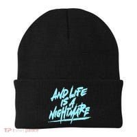 Im Just A An Adult And Life Is A Nightmare Beanie thumb 0