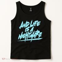 Im Just A An Adult And Life Is A Nightmare Tank Top thumb 2