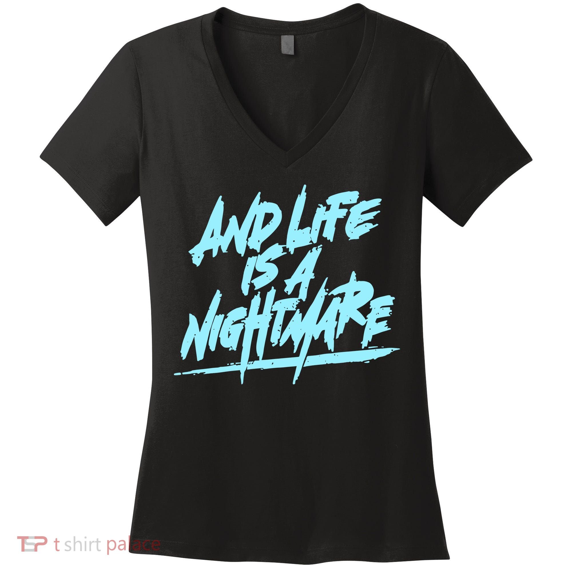 Im Just A An Adult And Life Is A Nightmare Women's V-Neck T-Shirt