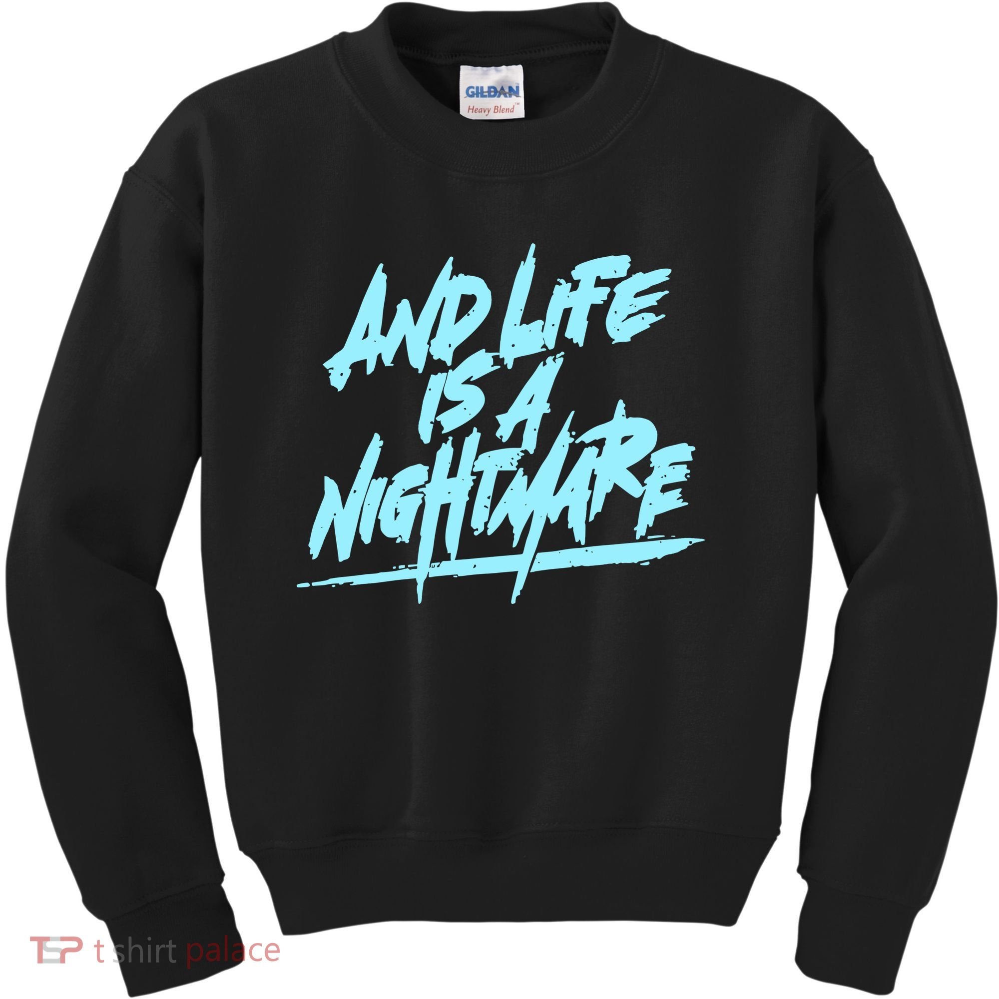 Im Just A An Adult And Life Is A Nightmare Kids Sweatshirt