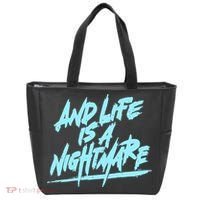 Im Just A An Adult And Life Is A Nightmare Tote Bag thumb 0