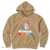 I'm Just A 8 Year Old Who Loves Wolves Wolf Lover Hoodie thumb 0