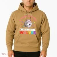 I'm Just A 8 Year Old Who Loves Wolves Wolf Lover Hoodie thumb 2