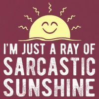 I’m Just A Ray Of Sarcastic Sunshine Funny Sarcastic Saying 16oz Travel Tumbler thumb 2