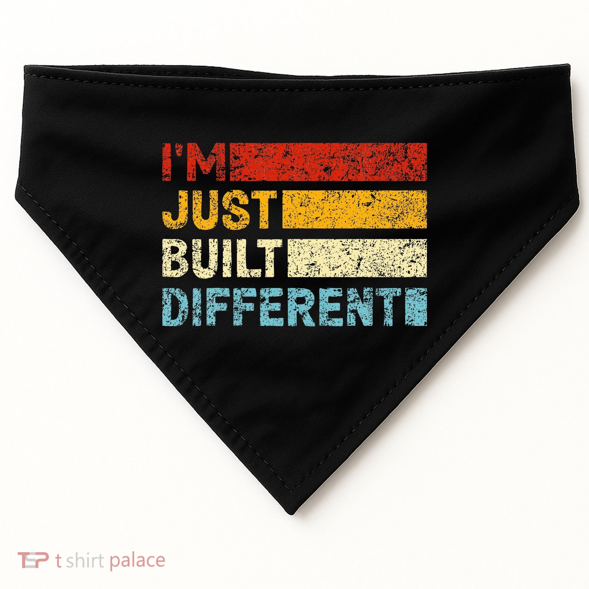I'm Just Built Different USA-Made Doggie Bandana