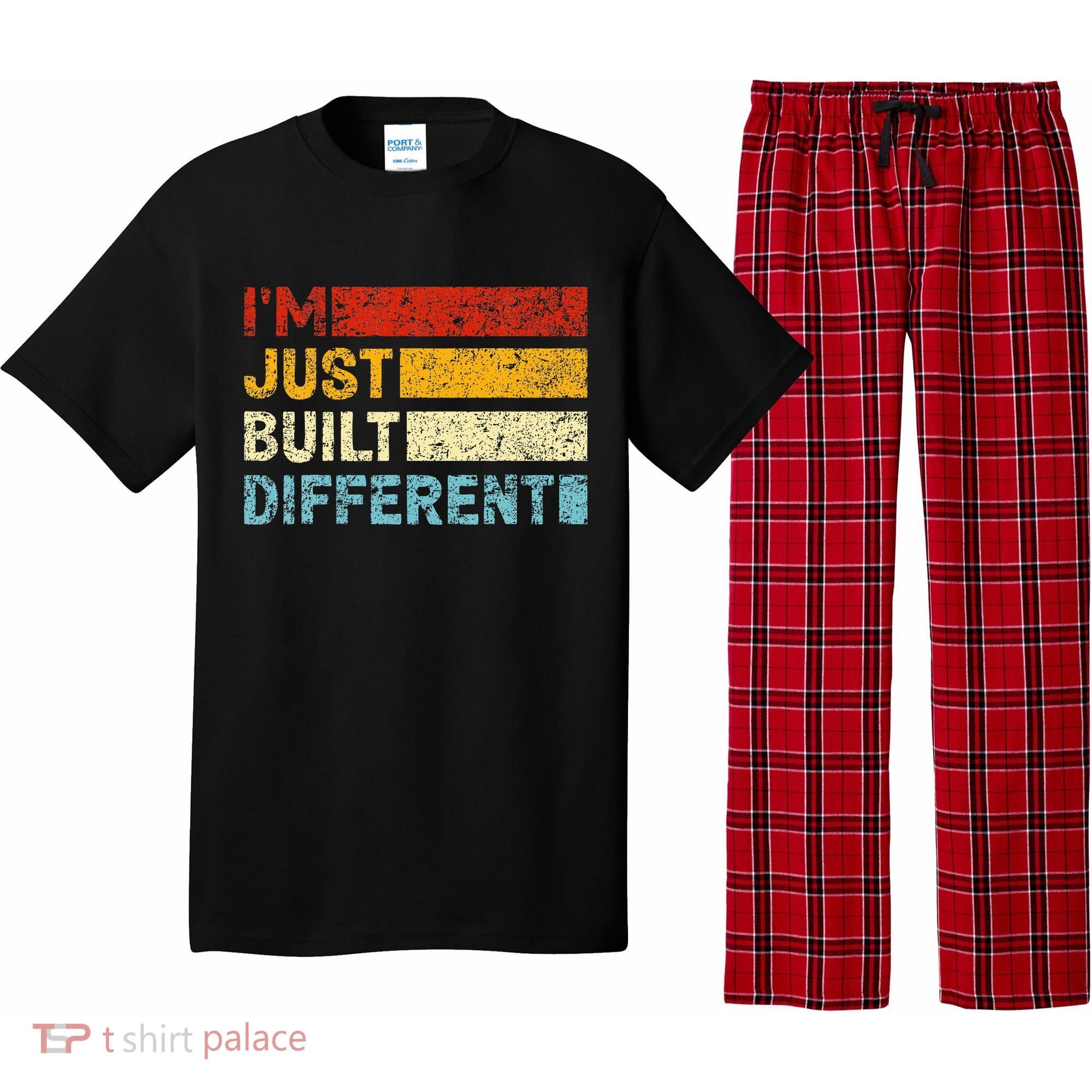 I'm Just Built Different Pajama Set