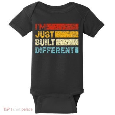 I'm Just Built Different Baby Bodysuit