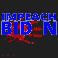 Impeach Joe Biden Bloody Handprint Women's Sweatshirt thumb 2