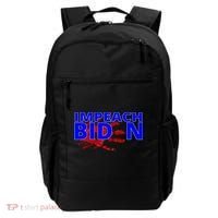 Impeach Joe Biden Bloody Handprint Backpack thumb 0
