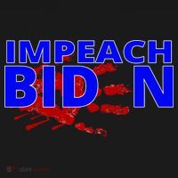 Impeach Joe Biden Bloody Handprint Coaster thumb 2