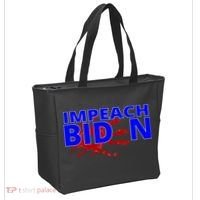 Impeach Joe Biden Bloody Handprint Tote Bag thumb 2