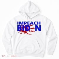 Impeach Joe Biden Bloody Handprint Hoodie thumb 0