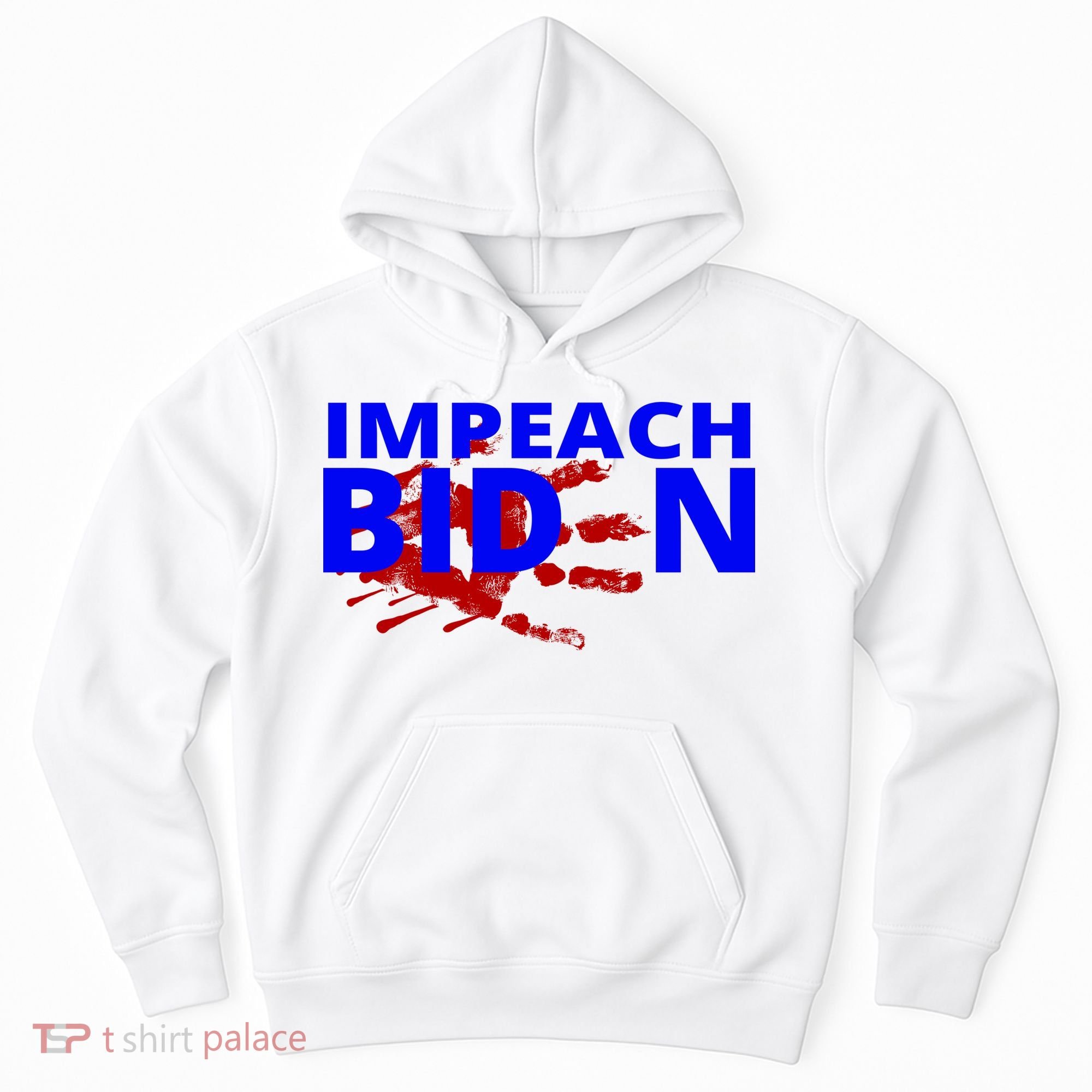 Impeach Joe Biden Bloody Handprint Hoodie