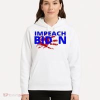 Impeach Joe Biden Bloody Handprint Hoodie thumb 5