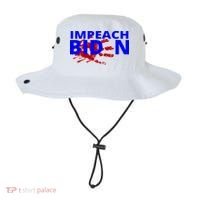 Impeach Joe Biden Bloody Handprint Bucket Hat thumb 0