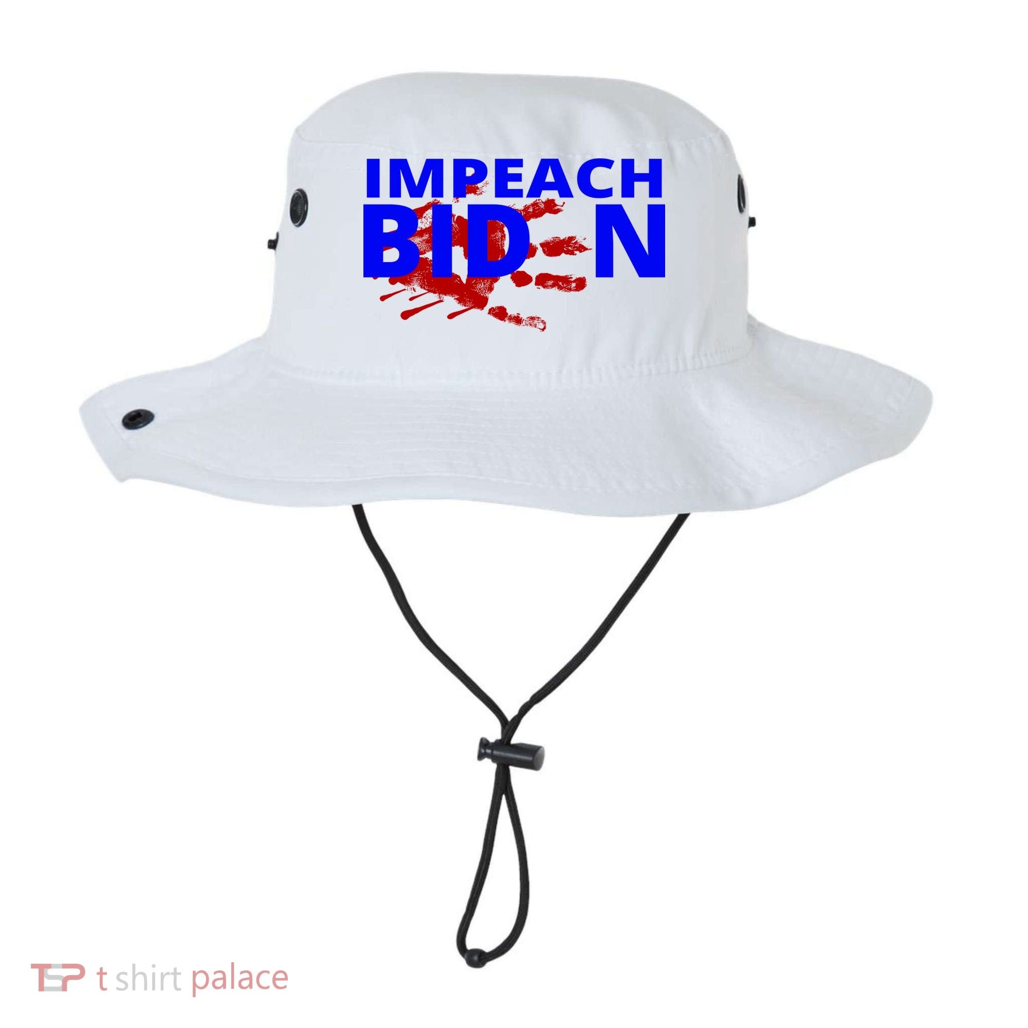 Impeach Joe Biden Bloody Handprint Bucket Hat