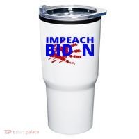 Impeach Joe Biden Bloody Handprint Tumbler thumb 0