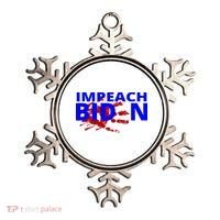 Impeach Joe Biden Bloody Handprint Ornament thumb 0