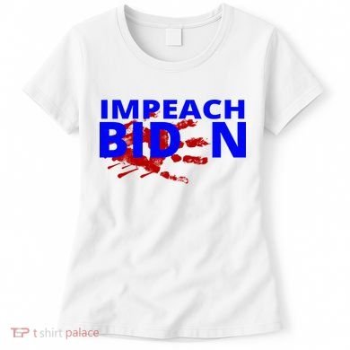 Impeach Joe Biden Bloody Handprint Women's T-Shirt