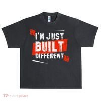 IM Just Built Different Urban Oversized Heavyweight T-Shirt thumb 0
