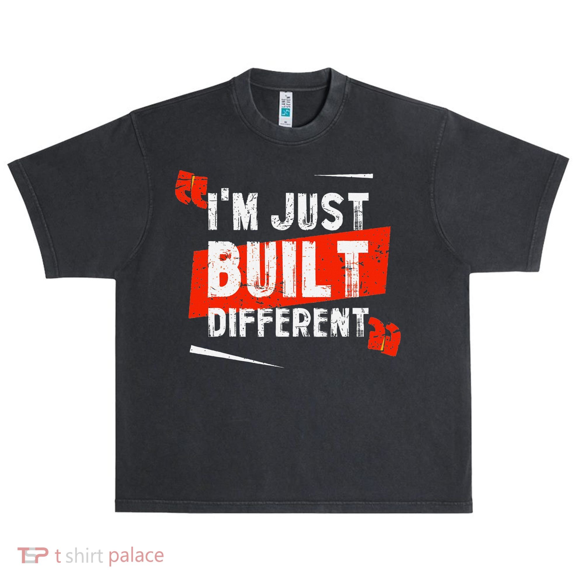 IM Just Built Different Urban Oversized Heavyweight T-Shirt