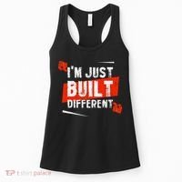 IM Just Built Different Women's Tank Top thumb 0