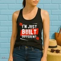 IM Just Built Different Women's Tank Top thumb 2